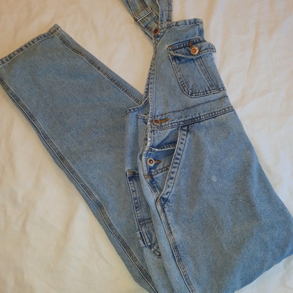 VTG B.U.M. Equipment Denim Cargo Jeans Overalls S7